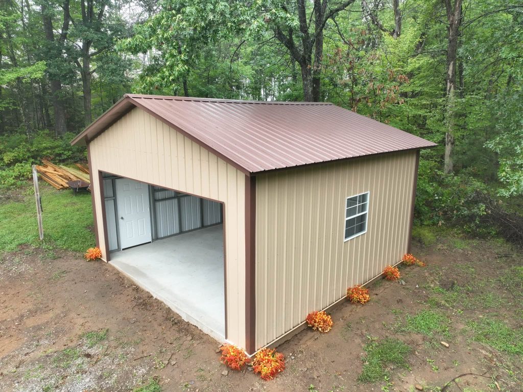 24x36x9 Metal Garage
